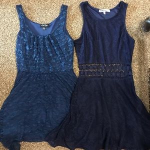 Navy Blue Lace Dresses (2)